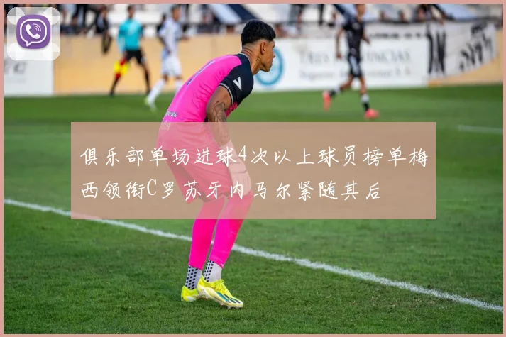 俱乐部单场进球4次以上球员榜单梅西领衔C罗苏牙内马尔紧随其后